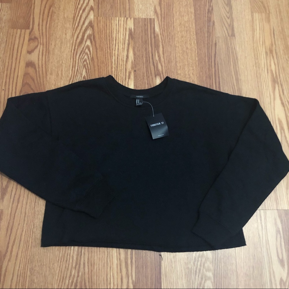 Cropped Crewneck Sweatshirt
